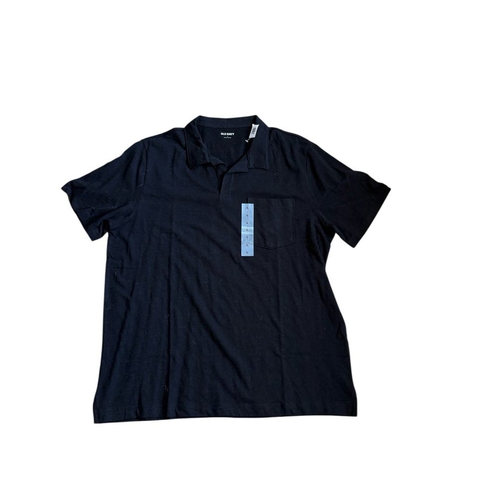 NWT, Men's Black Polo Shirt
